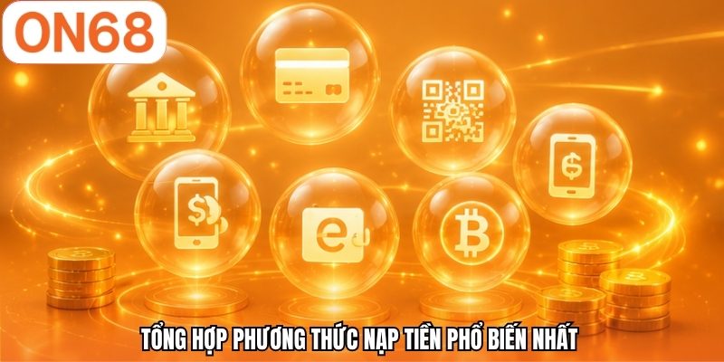 Tổng hợp phương thức nạp tiền phổ biến nhất